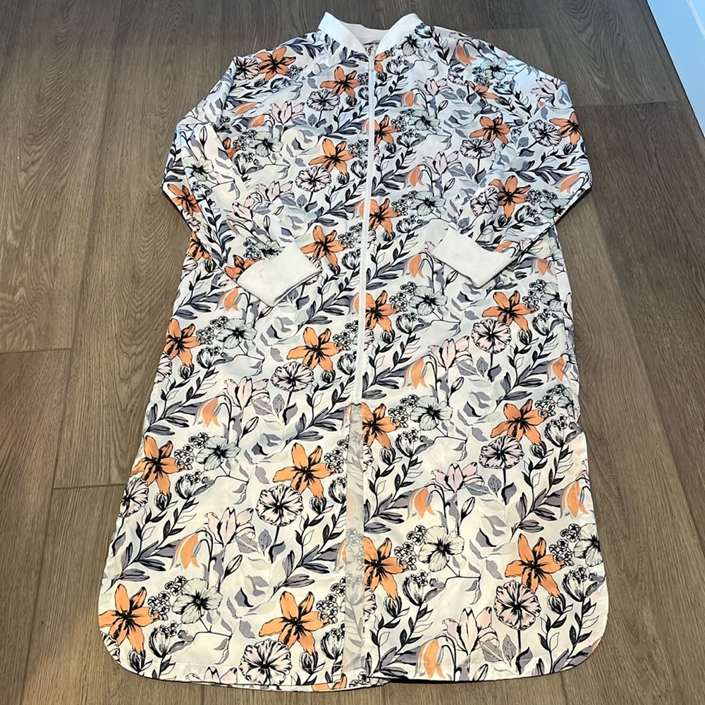 Diadora zip floral kimono